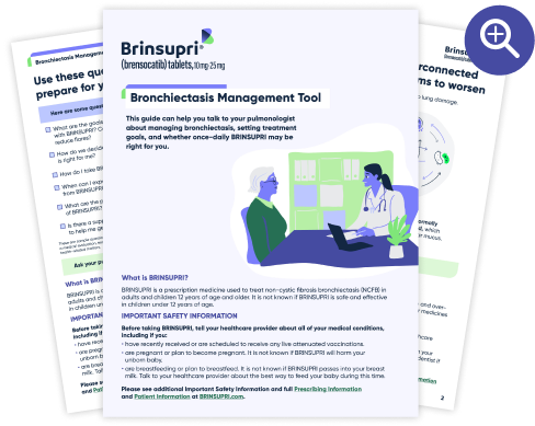 Bronchiectasis (BE) Management Tool preview image